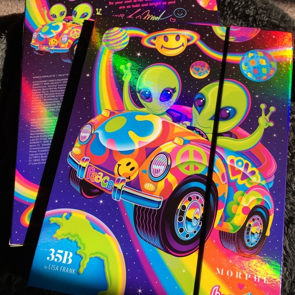 Morphe x Lisa Frank 35B palette NWT - Picture 4 of 8